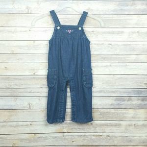 Ralph Lauren Chaps Denim Overalls Size 18m